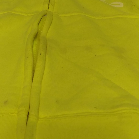 Bright Yellow Hi visibility sweatshirt hoodie - Picture 2 of 8